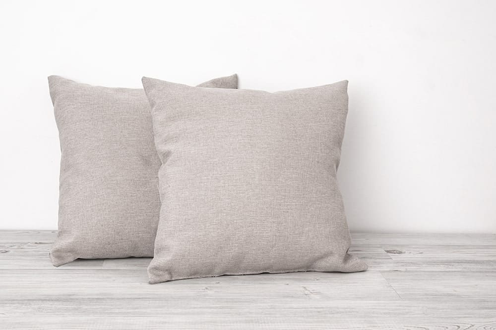throw pillows made with old pillow filling