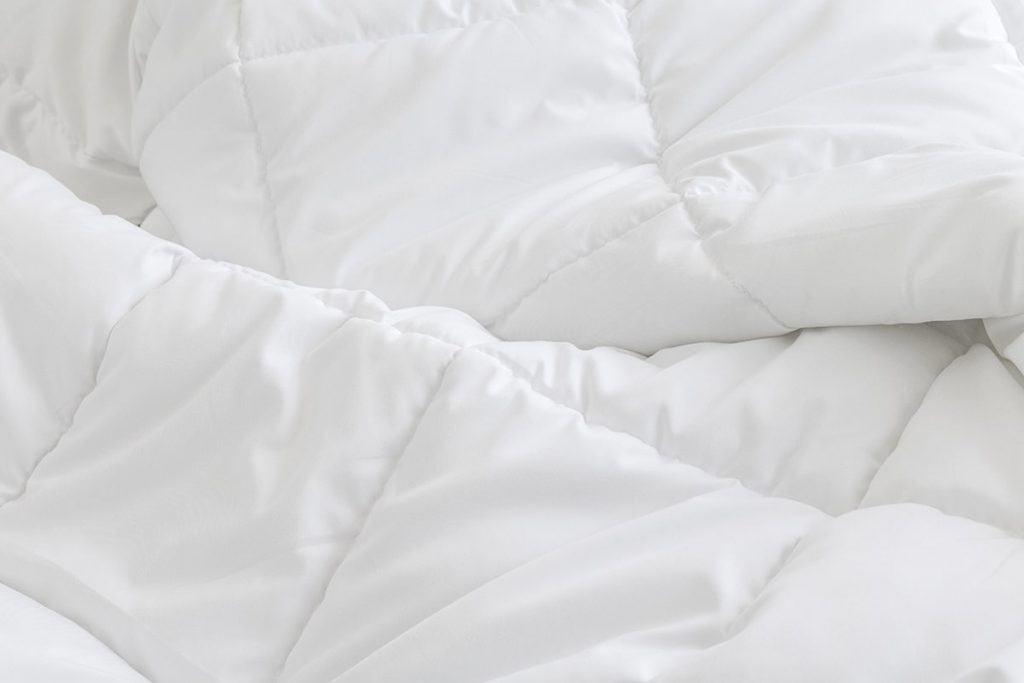 Two White Comforters