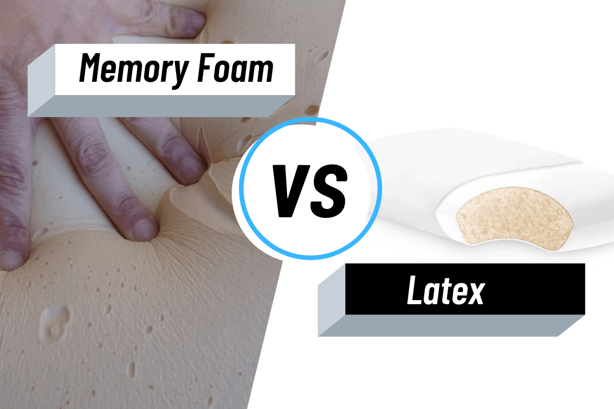 memory foam vs latex pillow