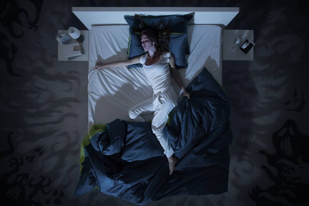Women Sleeping at Night