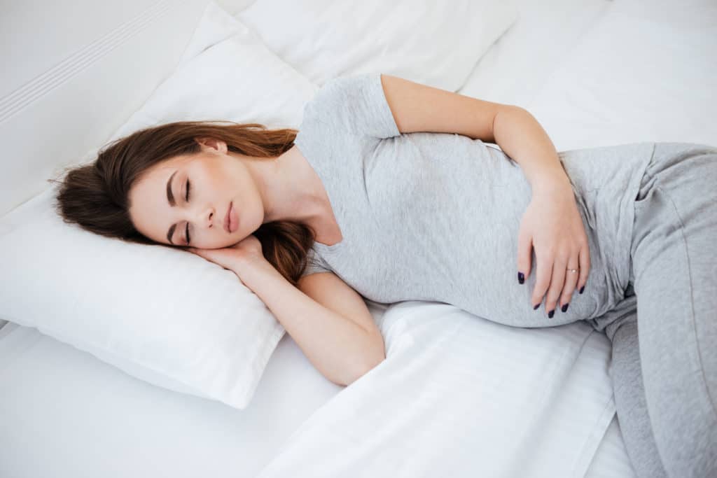 Sleeping Pregnant Women