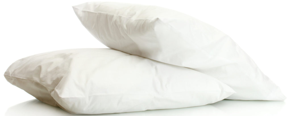 Overlapping White Pillows