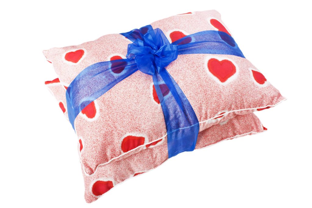 Two Wrapped Pillows