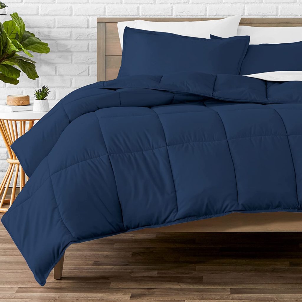 Bare Home Dark Blue Comforter Set