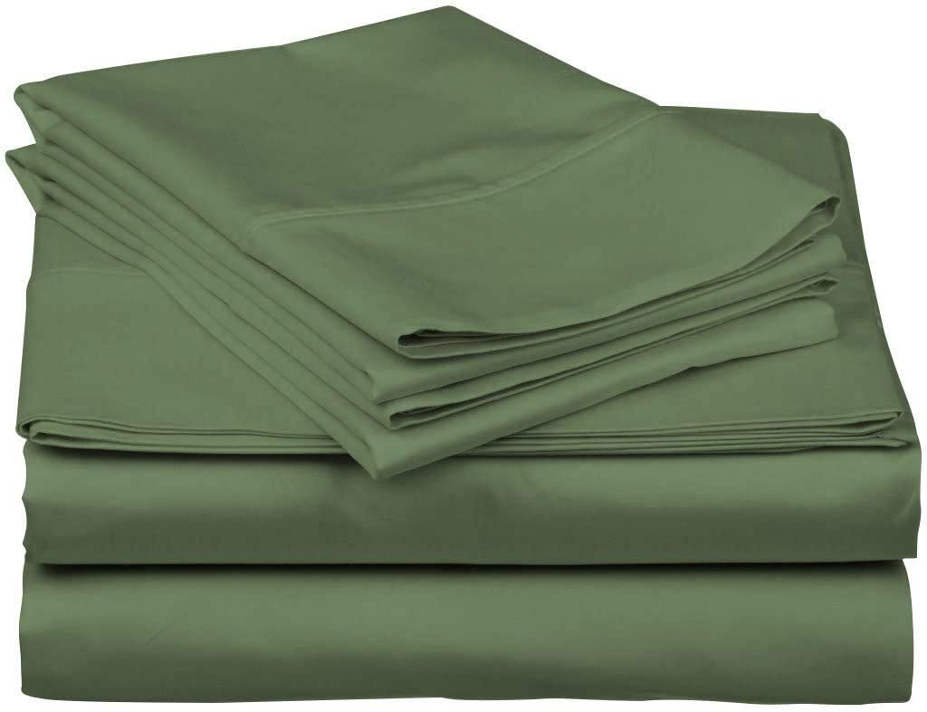 Alaskan King Sheets Luxury Egyptian Cotton in Sage by Comfort Sheets