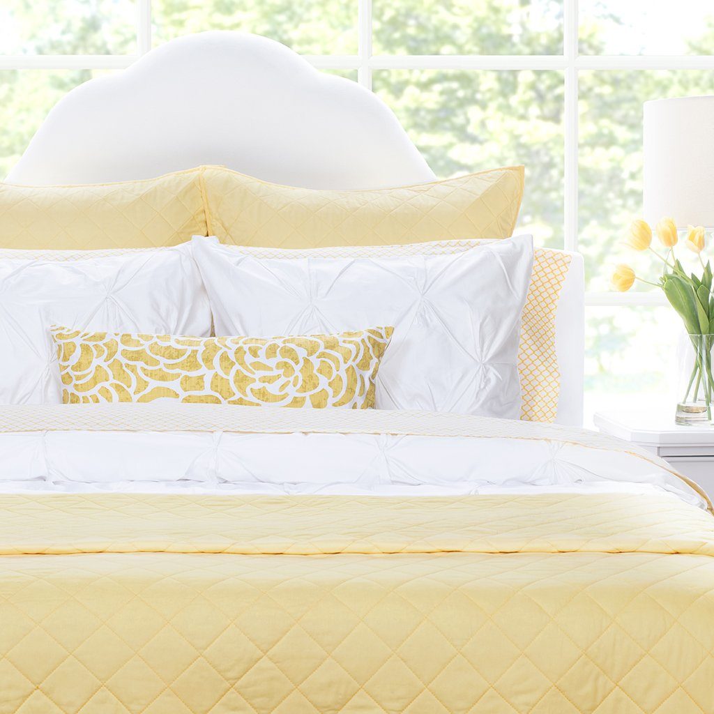 Yellow Diamond Quilt Glam by Crane and Canopy