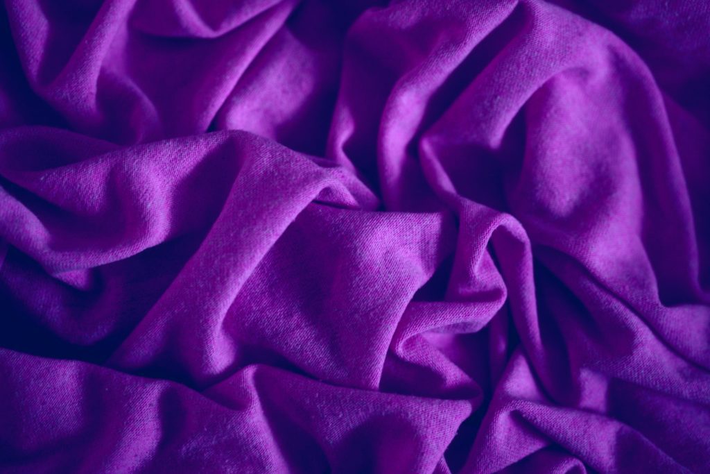 purple blanket material