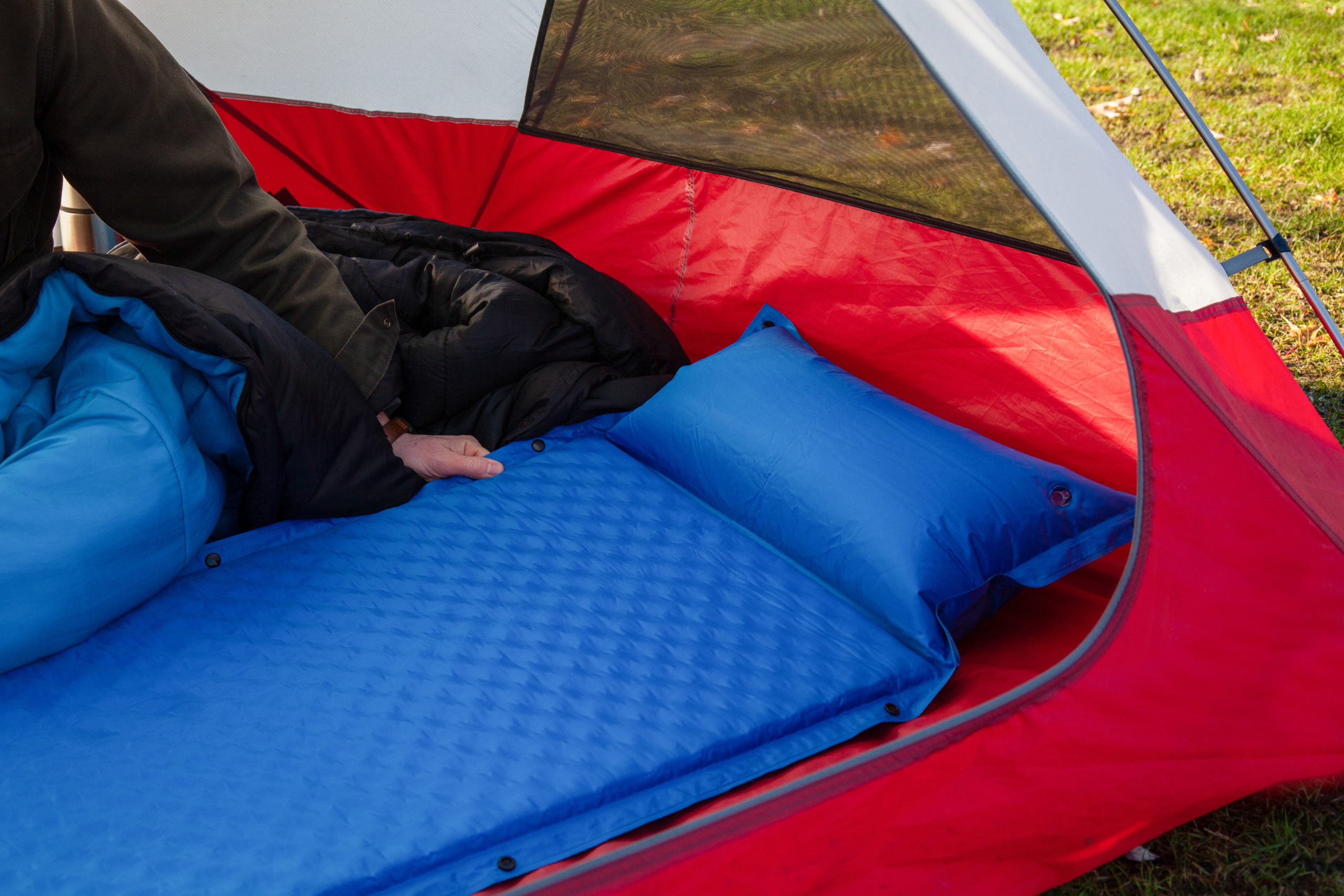 air mattress vs sleeping bag camping reddit